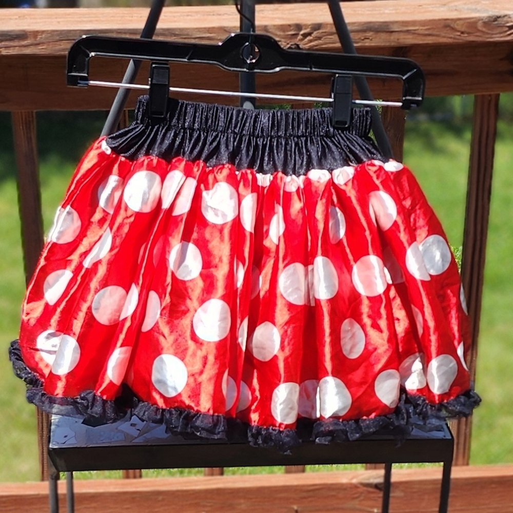 Disney Tutu Couture Minnie Mouse polka dot skirt 7 8